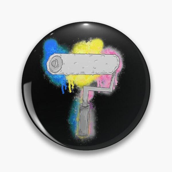 Item preview, Blue Yellow Pink Paint Roller  designed and sold by missmann.