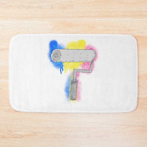Item preview, Blue Yellow Pink Paint Roller  designed and sold by missmann.