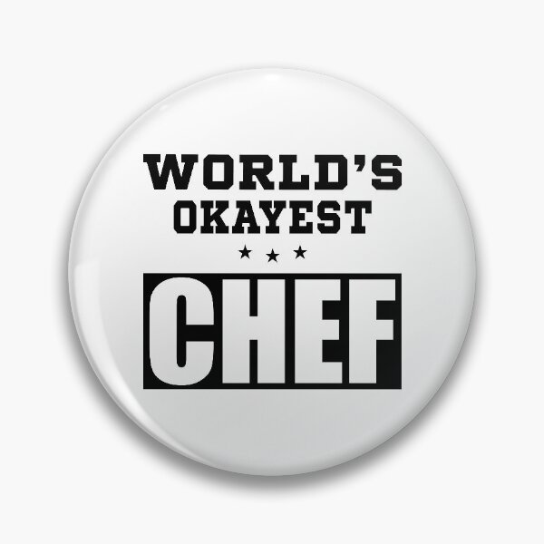 Item preview, World's Okayest chef funny designed and sold by BestUncommonTee.
