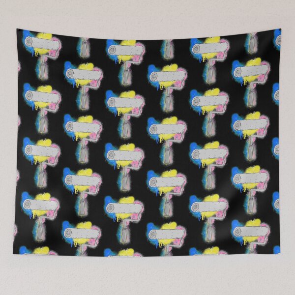 Item preview, Blue Yellow Pink Paint Roller  designed and sold by missmann.