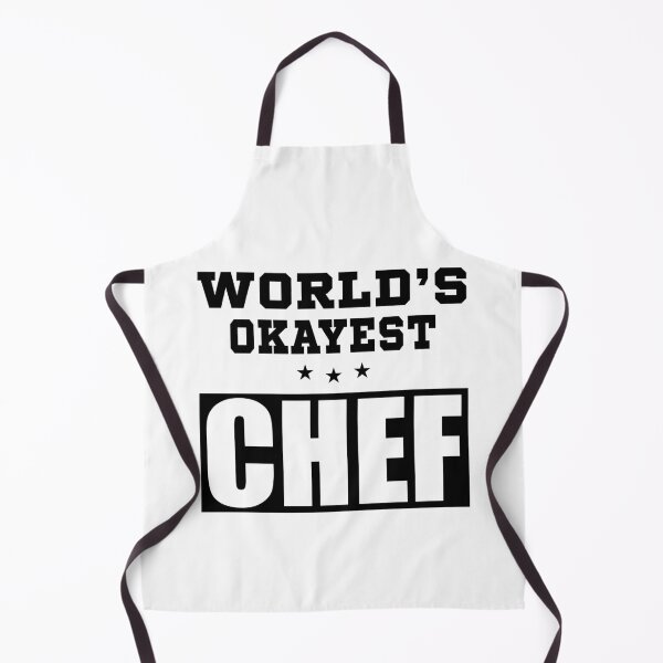 Item preview, World's Okayest chef funny designed and sold by BestUncommonTee.