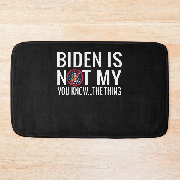 Item preview, Biden Is Not My You Know... The Thing T-Shirt designed and sold by Lukifo-Tender.