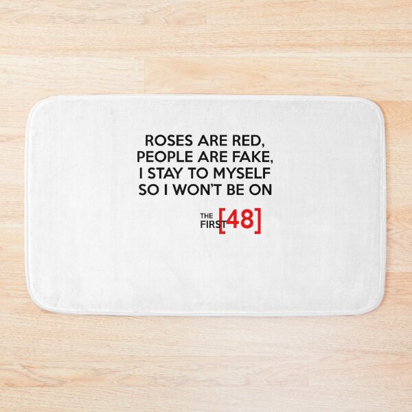 Item preview, Roses Are Red People Are Fake I Stay To Myself So I Won_t Be On The First 48 designed and sold by ellen22waters.