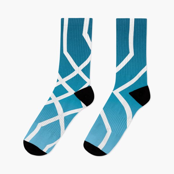 Item preview, Geometric blue and white line pattern designed and sold by BLMcreations.