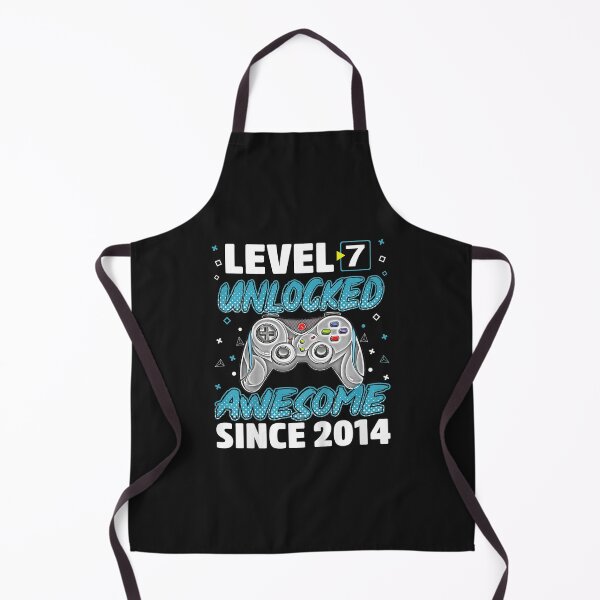 Item preview, Kids Level 7 Unlocked Awesome Since 2014 Video Game Birthday Boy T-Shirt designed and sold by Lukifo-Tender.