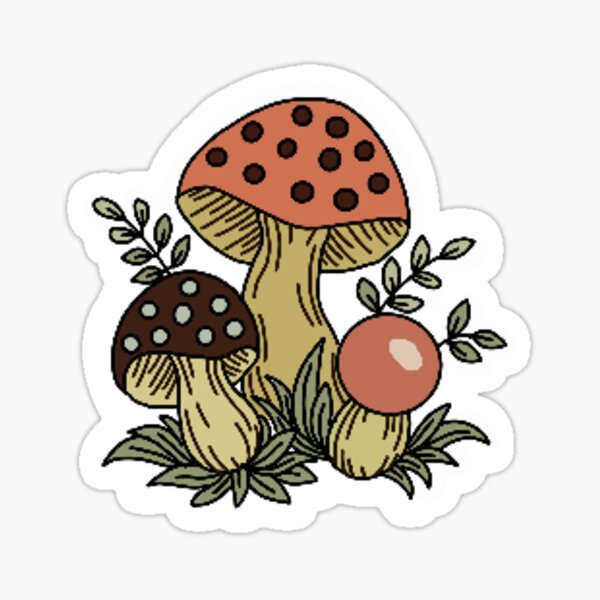 Merry Mushroom Teapot  Sticker for Sale by Corissa Livingston