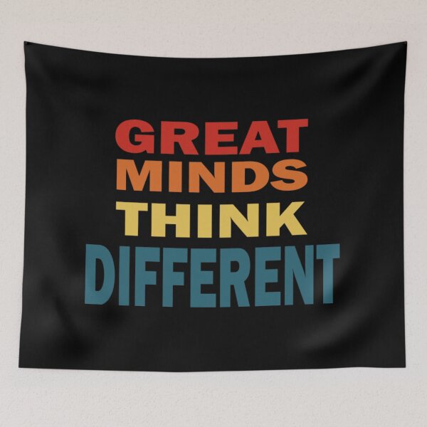 Item preview, Great Minds Think Different  designed and sold by VernonCruz.