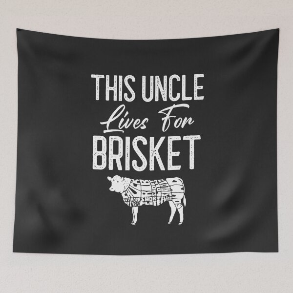 Item preview, This Uncle Lives For Brisket BBQ Gift designed and sold by EricJP.