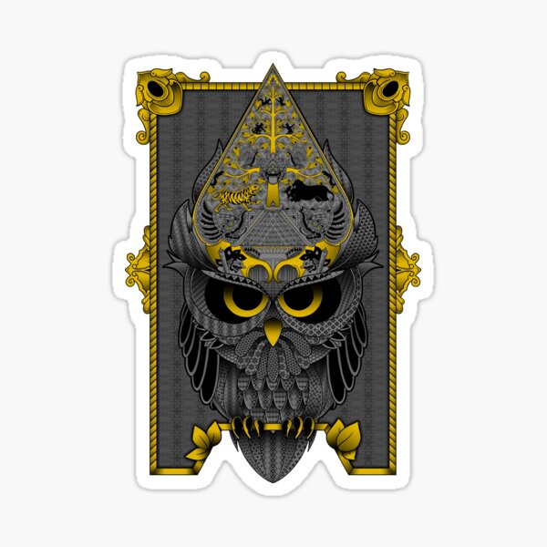 Owl Gunungan Sticker