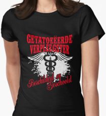 Getatoeëerde Verpleegster Women's Fitted T-Shirt
