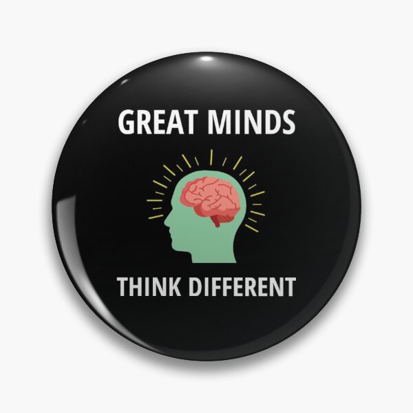 Item preview, Great Minds Think Different  designed and sold by VernonCruz.