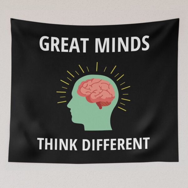 Item preview, Great Minds Think Different  designed and sold by VernonCruz.