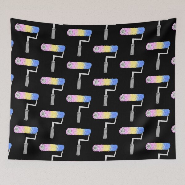 Item preview, Pink Yellow Blue Paint Roller  designed and sold by missmann.