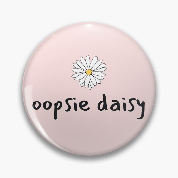 Item preview, Copy of Cute yellow and white oopsie daisy flower - pink designed and sold by MNCO.