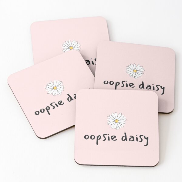 Item preview, Copy of Cute yellow and white oopsie daisy flower - pink designed and sold by MNCO.