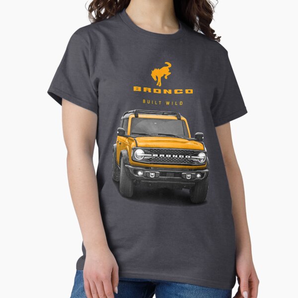 Aperçu de l'œuvre Bronco et son logo - Cyber Orange créée et vendue par love-at1st-gear.