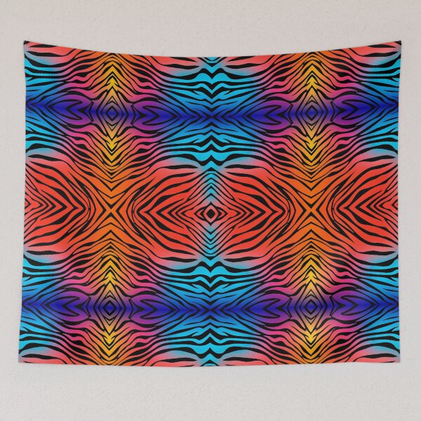 Item preview, Waves Solar Zebra Abstract Stripes Pattern designed and sold by SSK Designs.