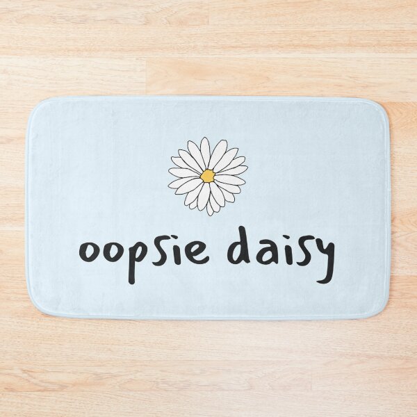 Item preview, Cute yellow and white oopsie daisy flower - blue designed and sold by MNCO.