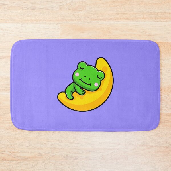 Item preview, DengoBear - Frog Sleeping Moon designed and sold by dengobear.