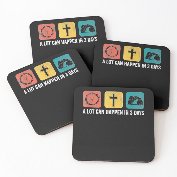 Item preview, Vintage A Lot Can Happen in 3 Days Bible Easter Christian T-Shirt designed and sold by Lukifo-Tender.