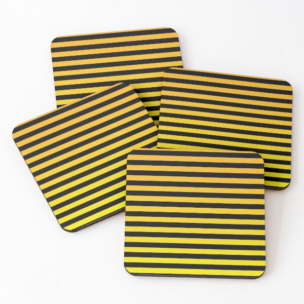 Item preview, Black and Yellow gradient line pattern designed and sold by BLMcreations.