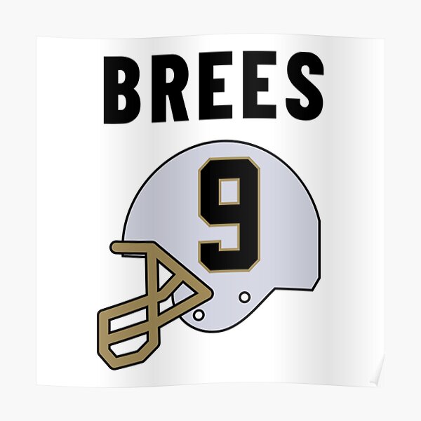 : Drew Brees Poster Print, American Football Player, Artwork,  Posters for Wall, Wall Art, Canvas Art, Drew Brees Decor, No Frame Poster,  Original Art Poster Gift Size 24 x 32 Inches: Posters