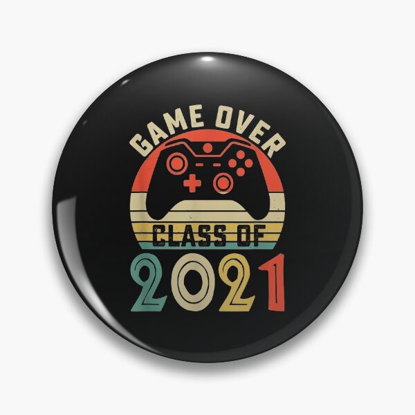 Item preview, Vintage Game Over Class Of 2021 Graduation 2021 T-Shirt designed and sold by Lukifo-Tender.