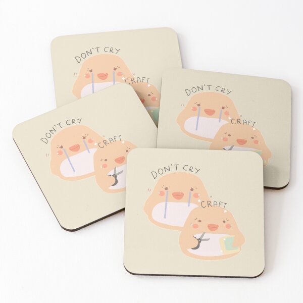 Item preview, Don't Cry, Craft! Mochi Chick designed and sold by aaalou.