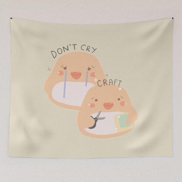 Item preview, Don't Cry, Craft! Mochi Chick designed and sold by aaalou.