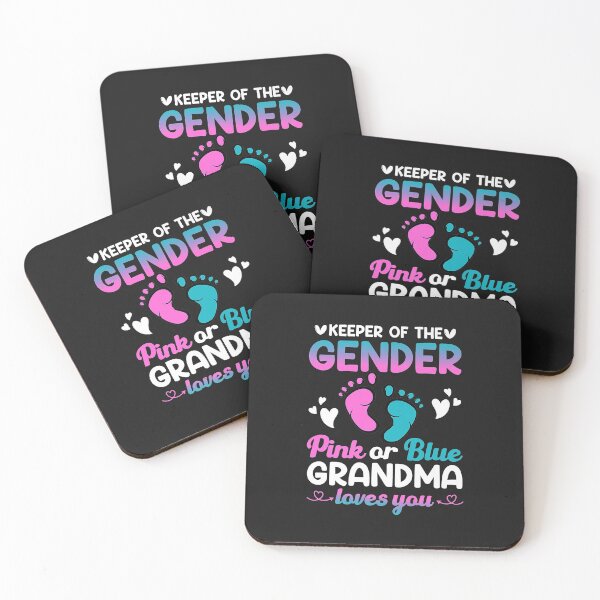 Item preview, Keeper Of The Gender Pink Or Blue Grandma Loves You Premium designed and sold by Ambrosia1234.