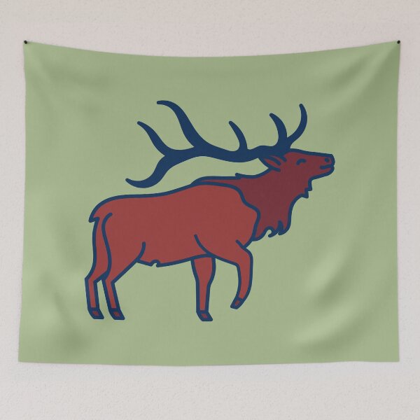 Item preview, Diploo's friends - the majestic brown Elk - olive designed and sold by TokiPY.