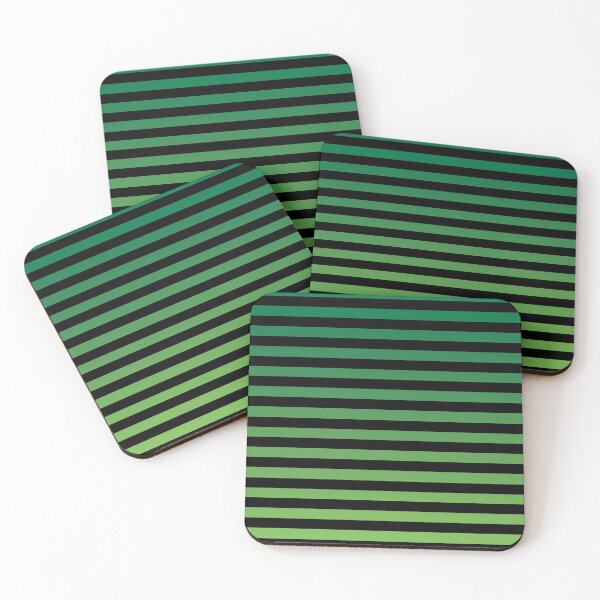 Item preview, Black and green gradient line pattern designed and sold by BLMcreations.