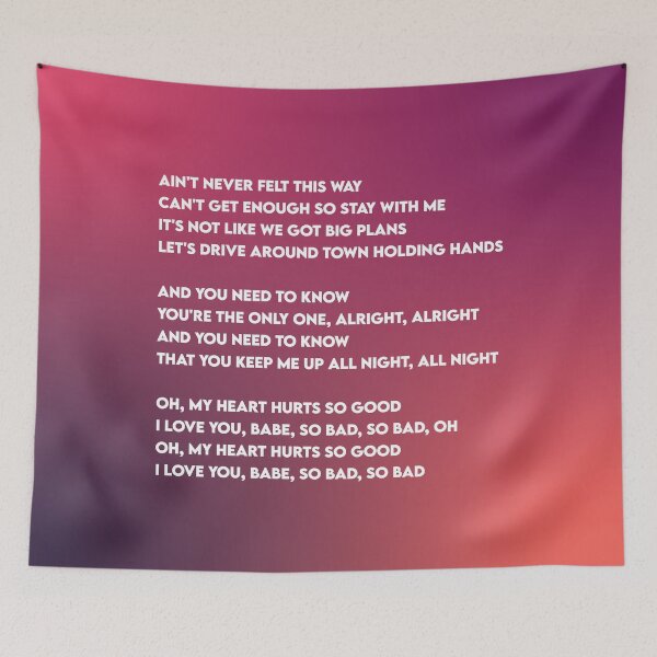 Item preview, ILYSB lyrics designed and sold by melinab1116.