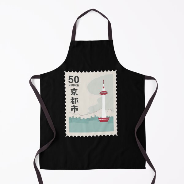Item preview, Japanese inspired space needle stamp designed and sold by RRdesigned.