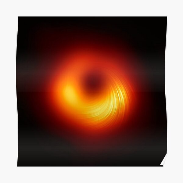 Polarized Light in the Vicinity of the Supermassive Black Hole at the Center of Galaxy M87 Poster