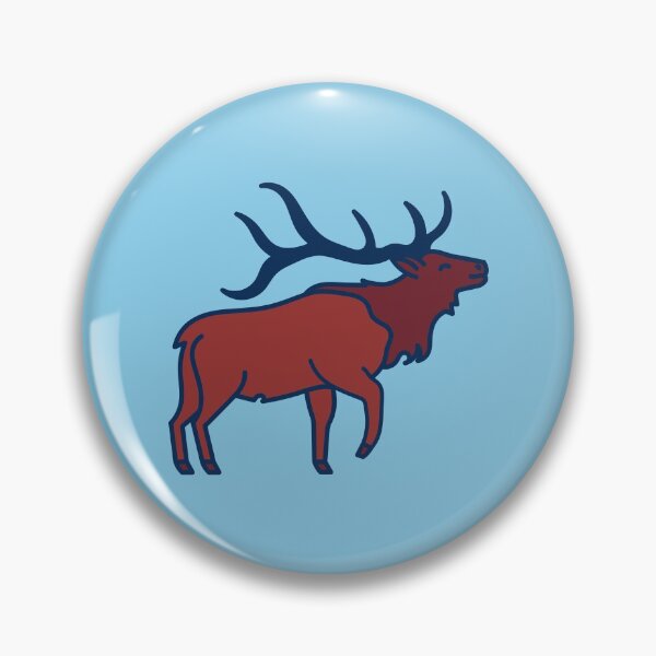 Item preview, Diploo's friends - the majestic brown Elk - sky blue designed and sold by TokiPY.