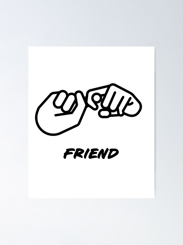 asl-american-sign-language-friend-friendship-poster-for-sale