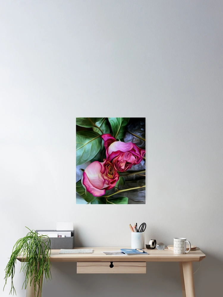 Thumbnail 2 of 3, Poster, Two Roses designed and sold by fatenanwar.