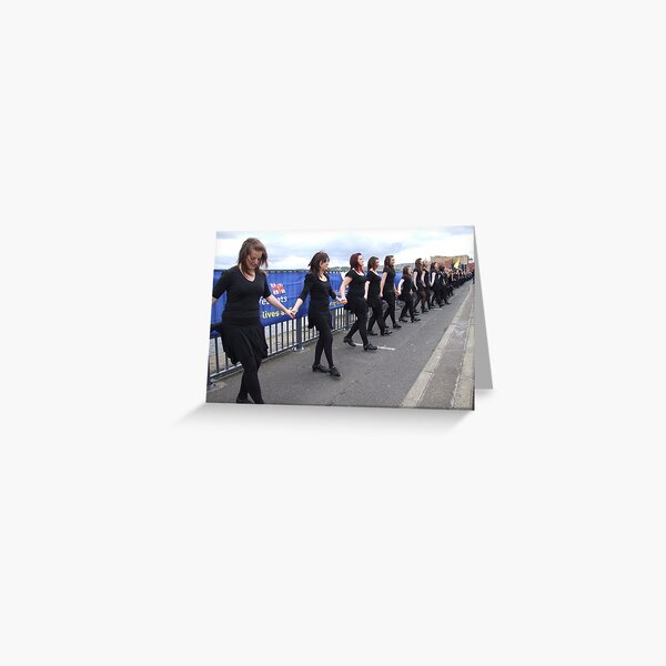 Riverdance, Derry, Ireland Greeting Card