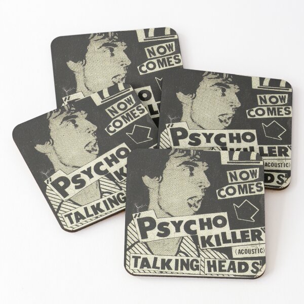Item preview, Psycho Killer - Talking Heads post-punk concert poster 1977 designed and sold by janetganes0118.