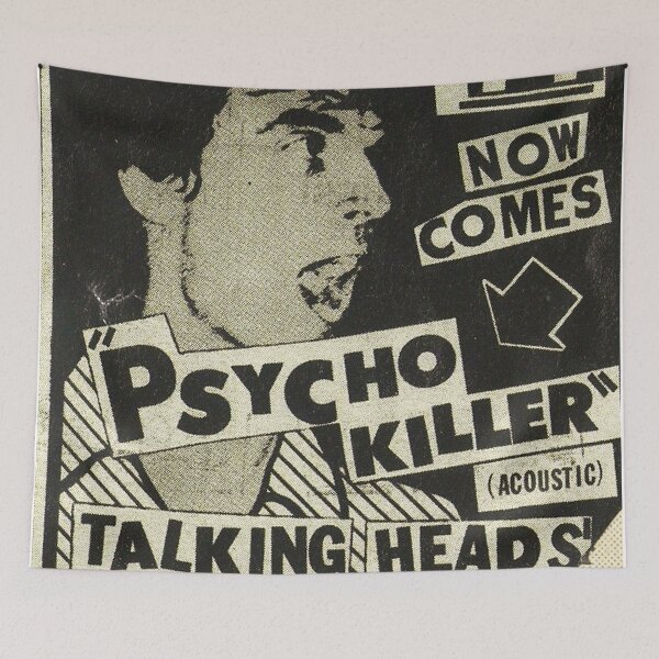 Item preview, Psycho Killer - Talking Heads post-punk concert poster 1977 designed and sold by janetganes0118.