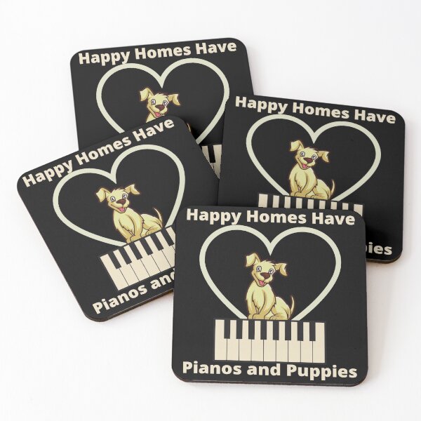 Item preview, Happy Homes Have Pianos and Puppies designed and sold by Mothe3rd.