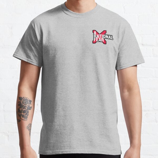 A Rational Fear satirical comedy podcast outline logo Classic T-Shirt