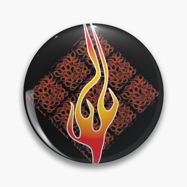 Item preview, Flame art pattern digital illustration designed and sold by rudirudd.