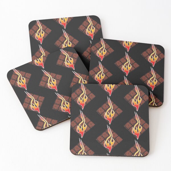 Item preview, Flame art pattern digital illustration designed and sold by rudirudd.
