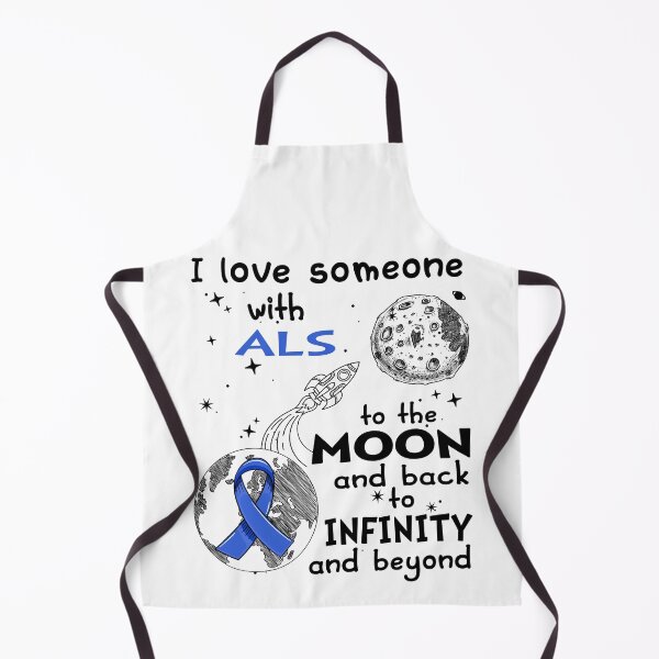 Item preview, I Love Someone With ALS To The Moon And Back designed and sold by heppenp.