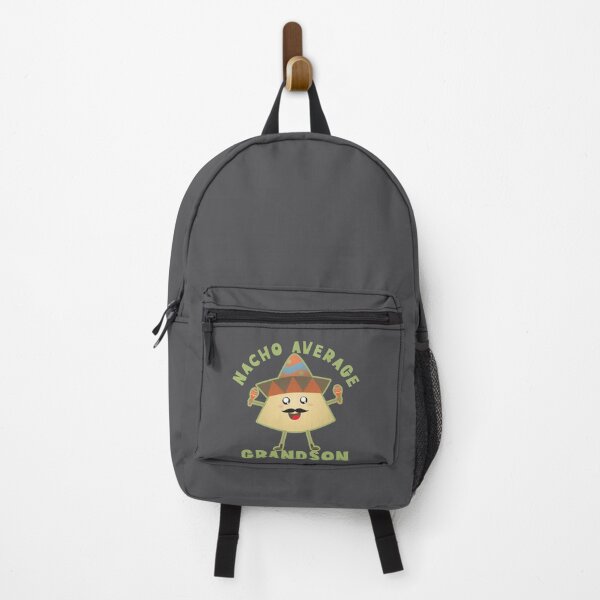 Item preview, Nacho Average Grandson - Cute and Funny Nacho with Moustache Wearing Mexican Hat While Playing Maracas Illustrations Design designed and sold by NightGleam.