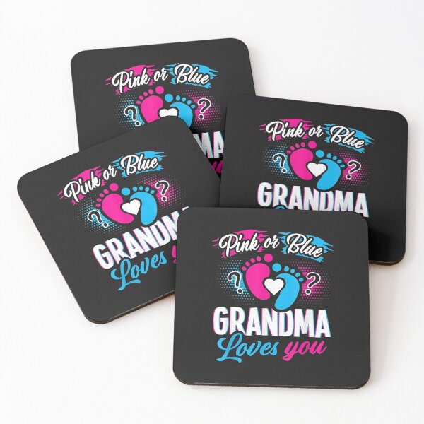 Item preview, Pink Or Blue Grandma Loves You Gender Baby Reveal Party Gift designed and sold by Ambrosia1234.
