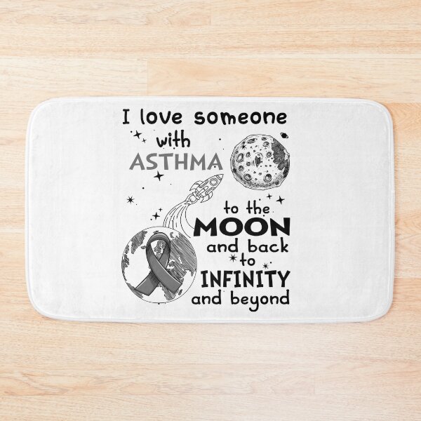 Item preview, I Love Someone With Asthma To The Moon And Back designed and sold by heppenp.