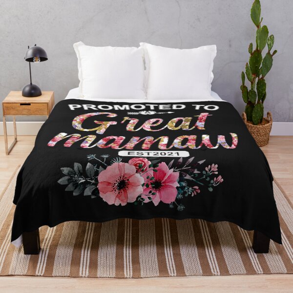 Item preview, Promoted To Great Mamaw Est 2021 Mother's day Tee Copy designed and sold by Ambrosia1234.